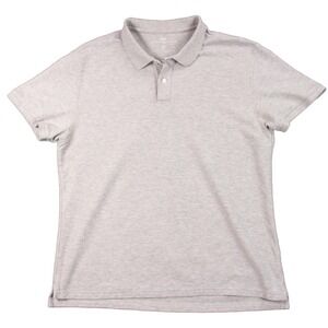 Peter Manning Polo Shirt Mens 4X Gray Pima Cotton Short Sleeve Casual‎